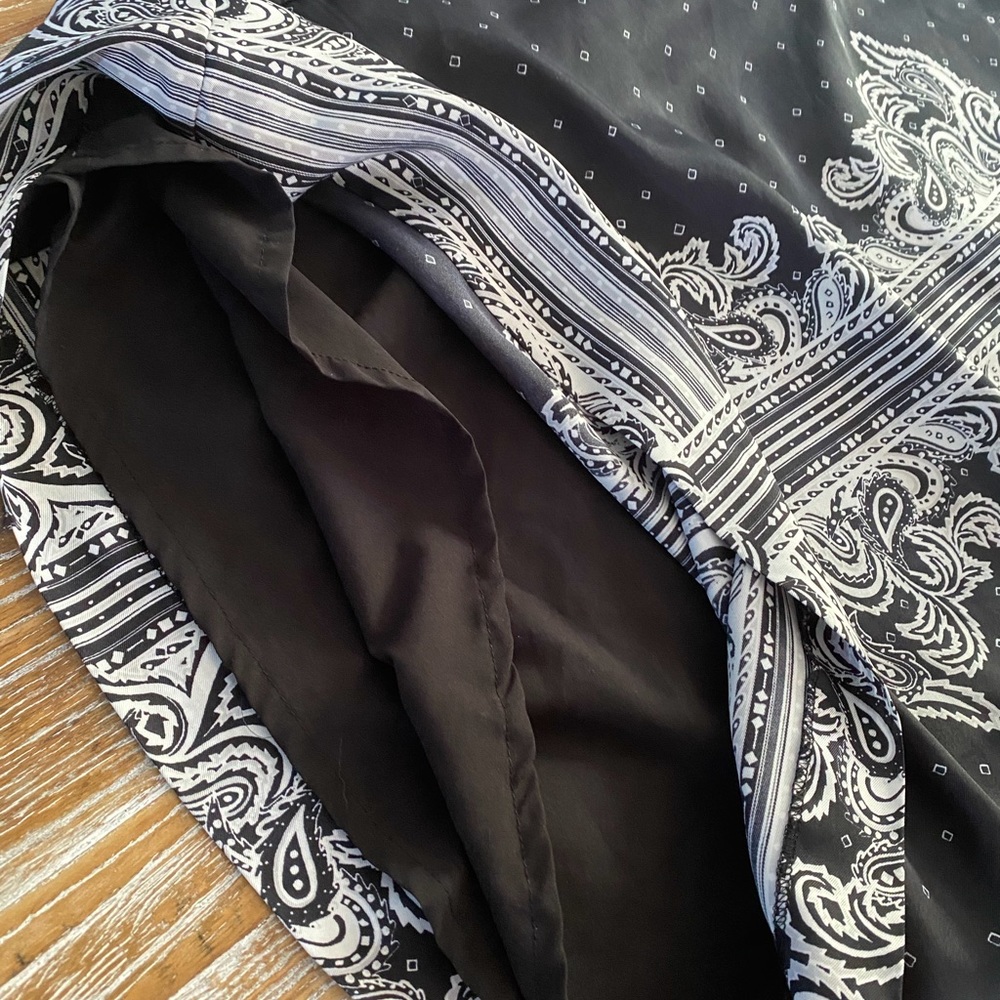 BOGO Rachel Roy Black & white Paisley dress XS EUC - Picture 10 of 11